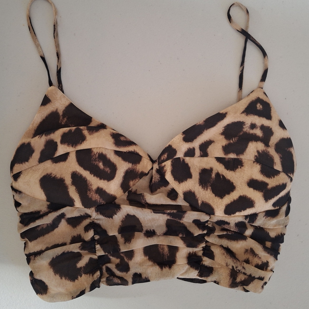 Runaway The Label Acadia Leopard Maxi Skirt and Top Set New without tags Size XS - Picture 2 of 7
